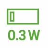 У режимі очікування 0,3 Вт У режимі очікування 0,3 Вт